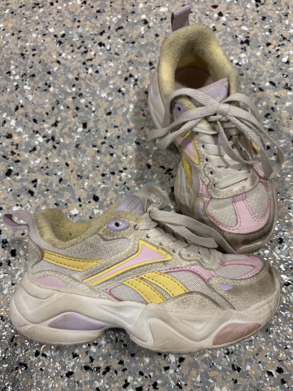 Kids Reebok Royal Charge chunky dad shoes